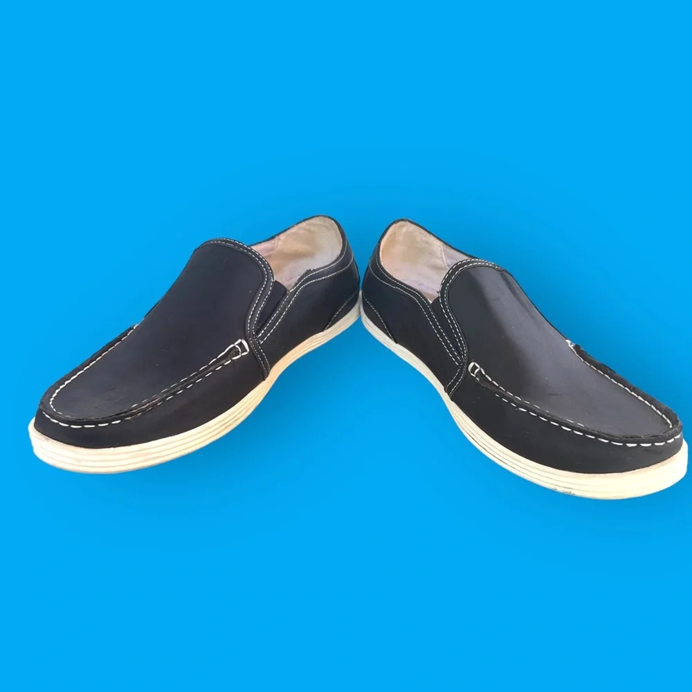 Kenneth Cole Unlisted Men's Blue Anchor Boat Shoe Size 10